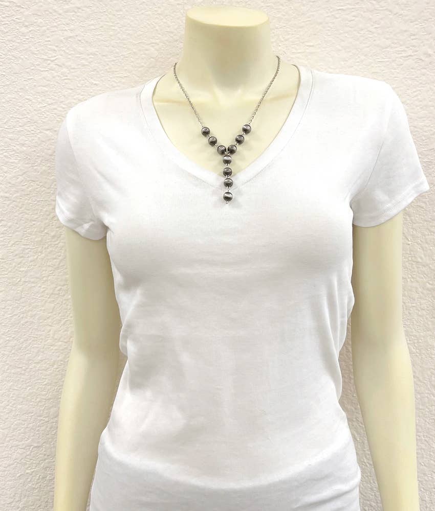 Navajo Bead Y-Necklace