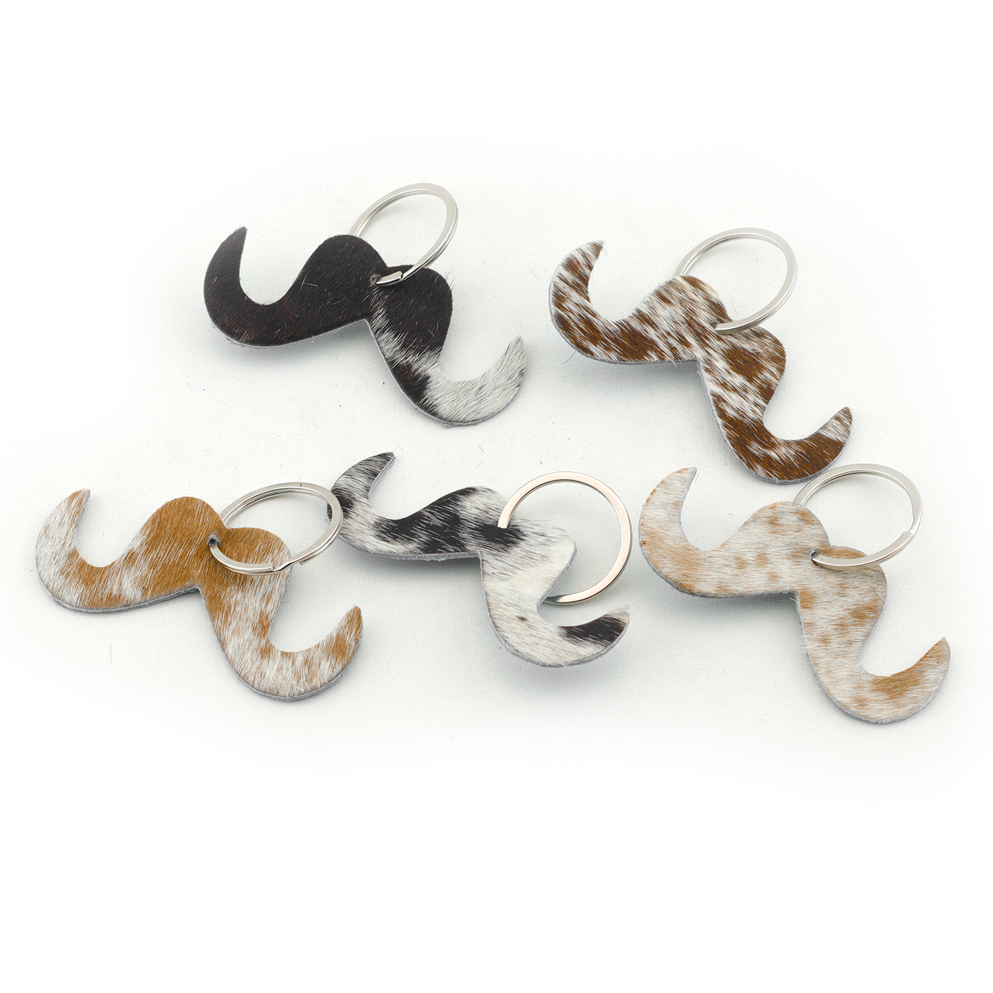 Mustache Keychain