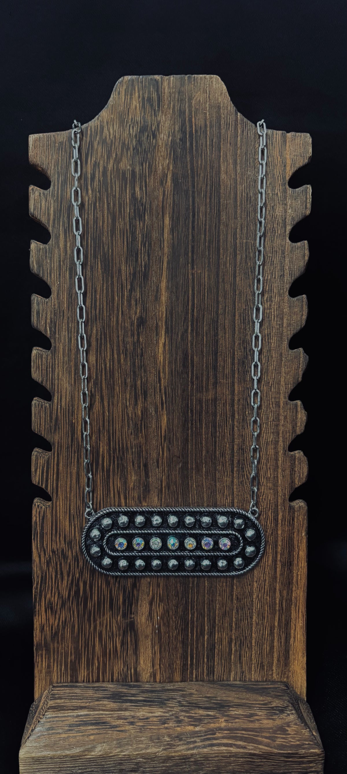 Oval Concho Necklace