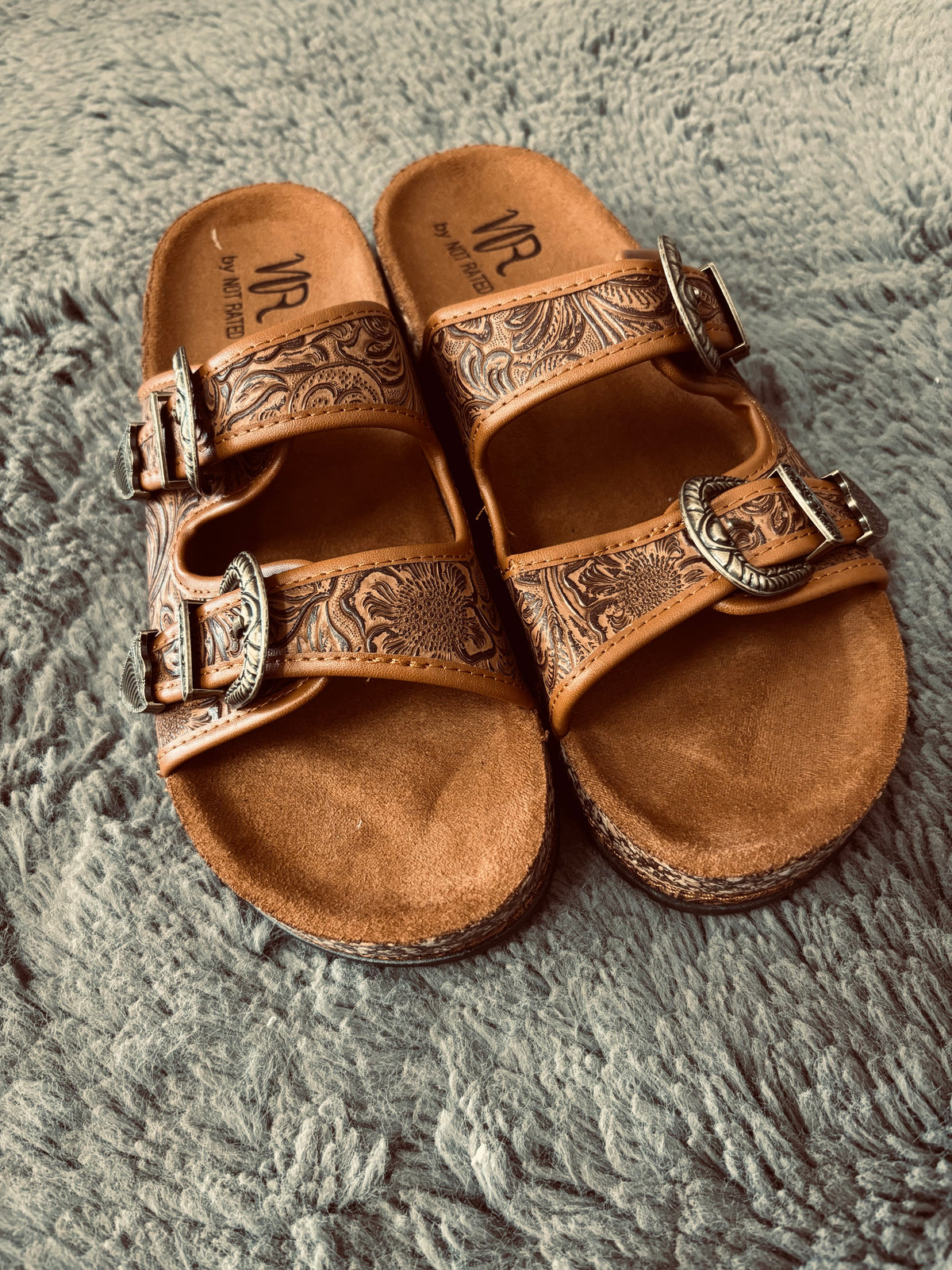Morgana Western Sandal in Tan