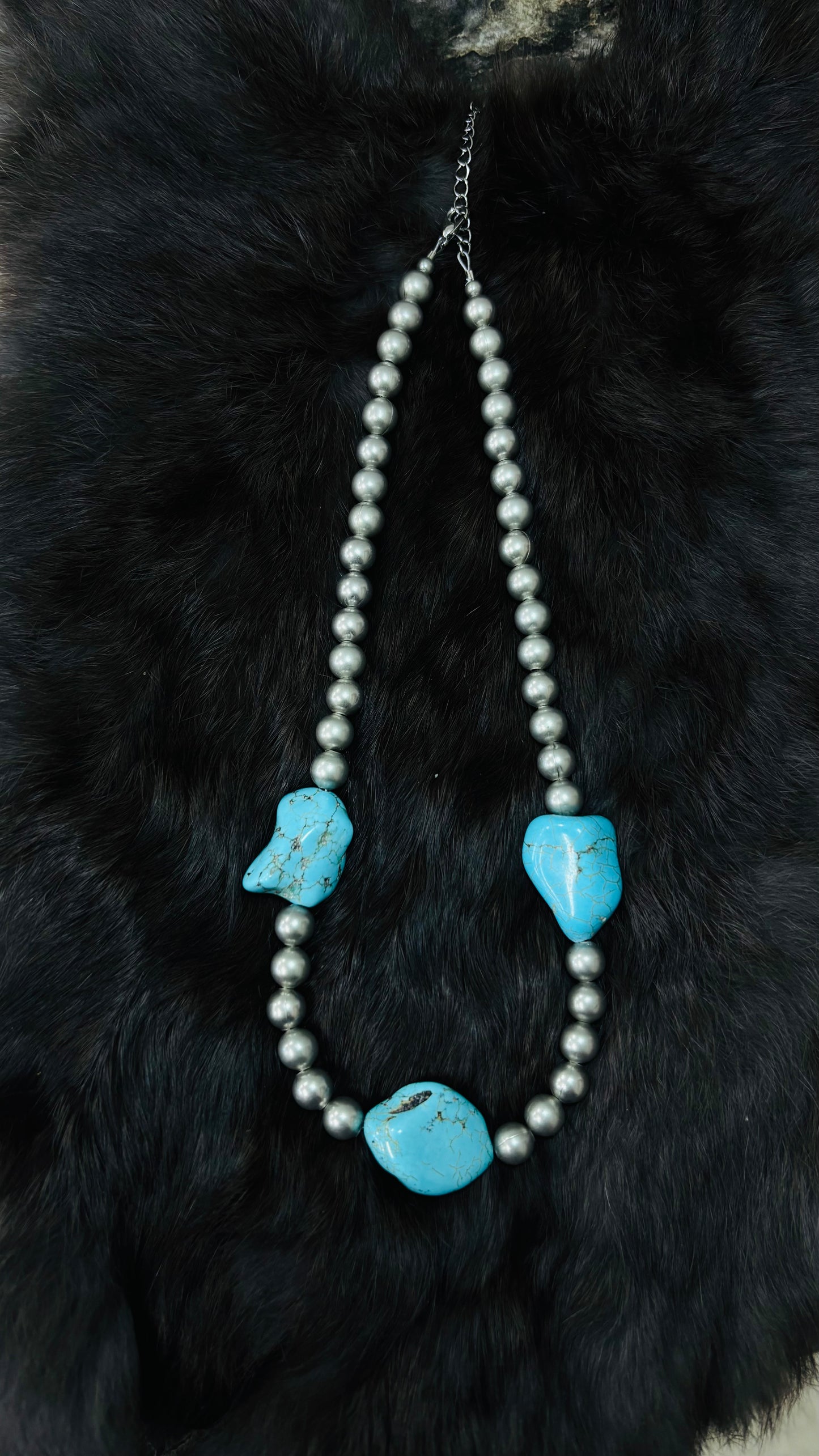 Turquoise Stones With Silver Sterling