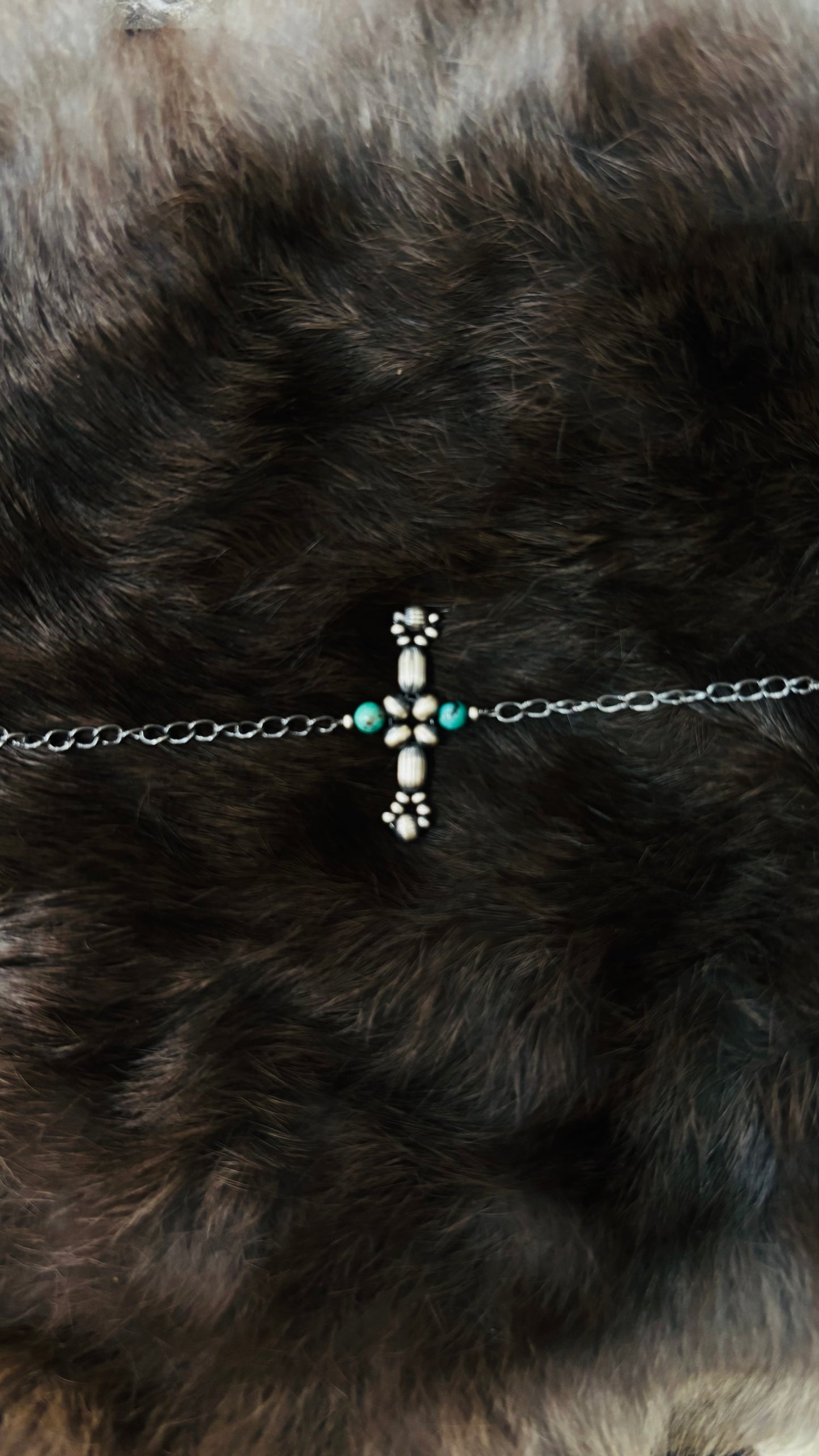Silver Cross Bracelet