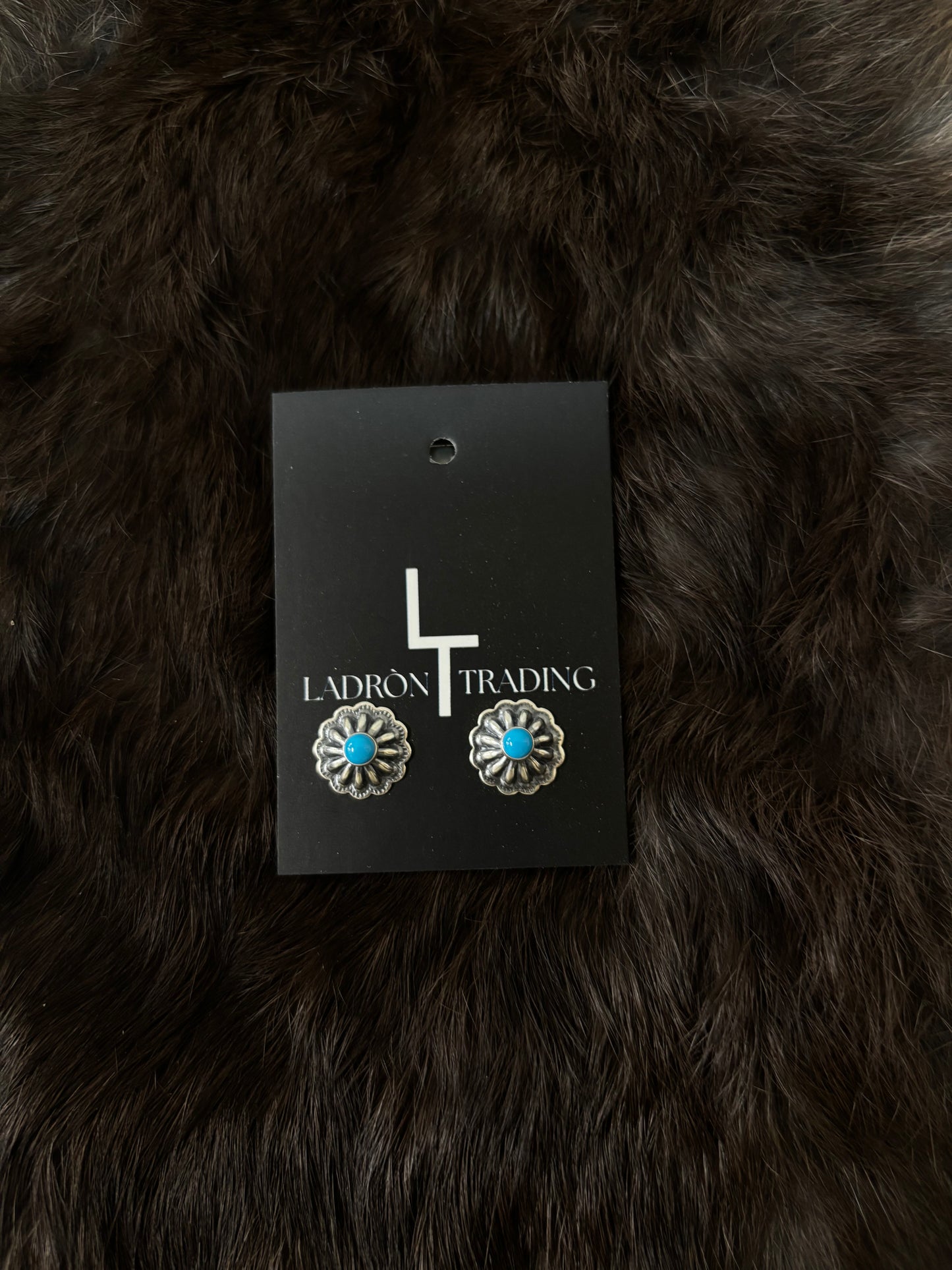 Turquoise Flower Earrings