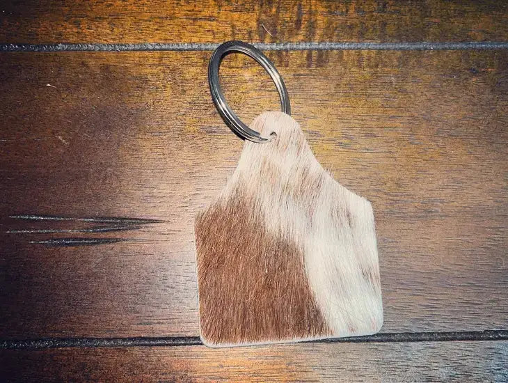 Cowtag Keychain