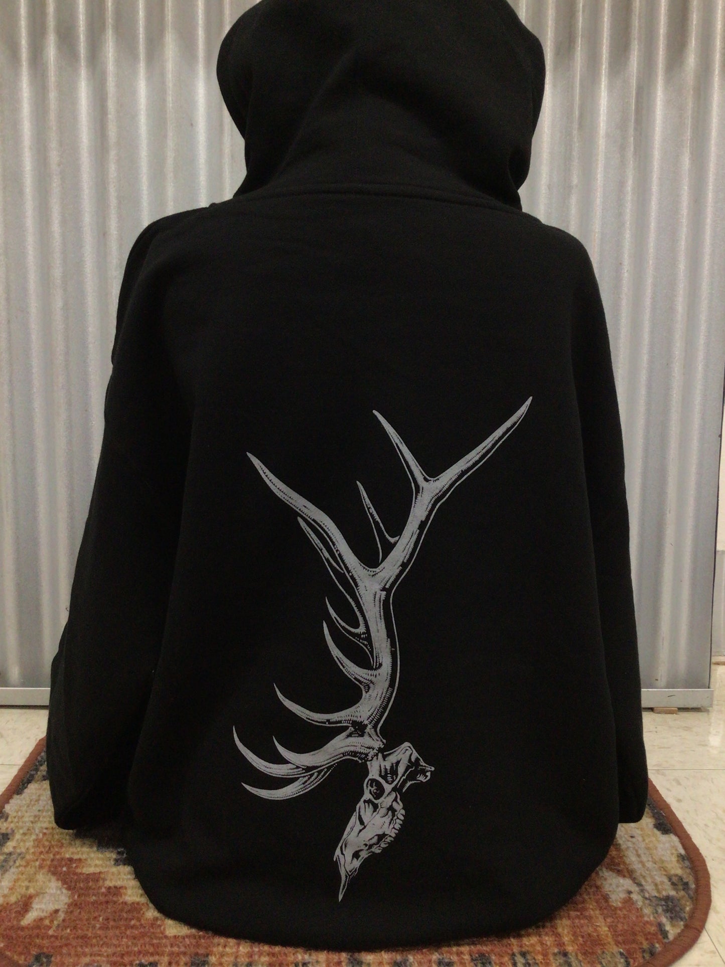 Elk skull hoodie