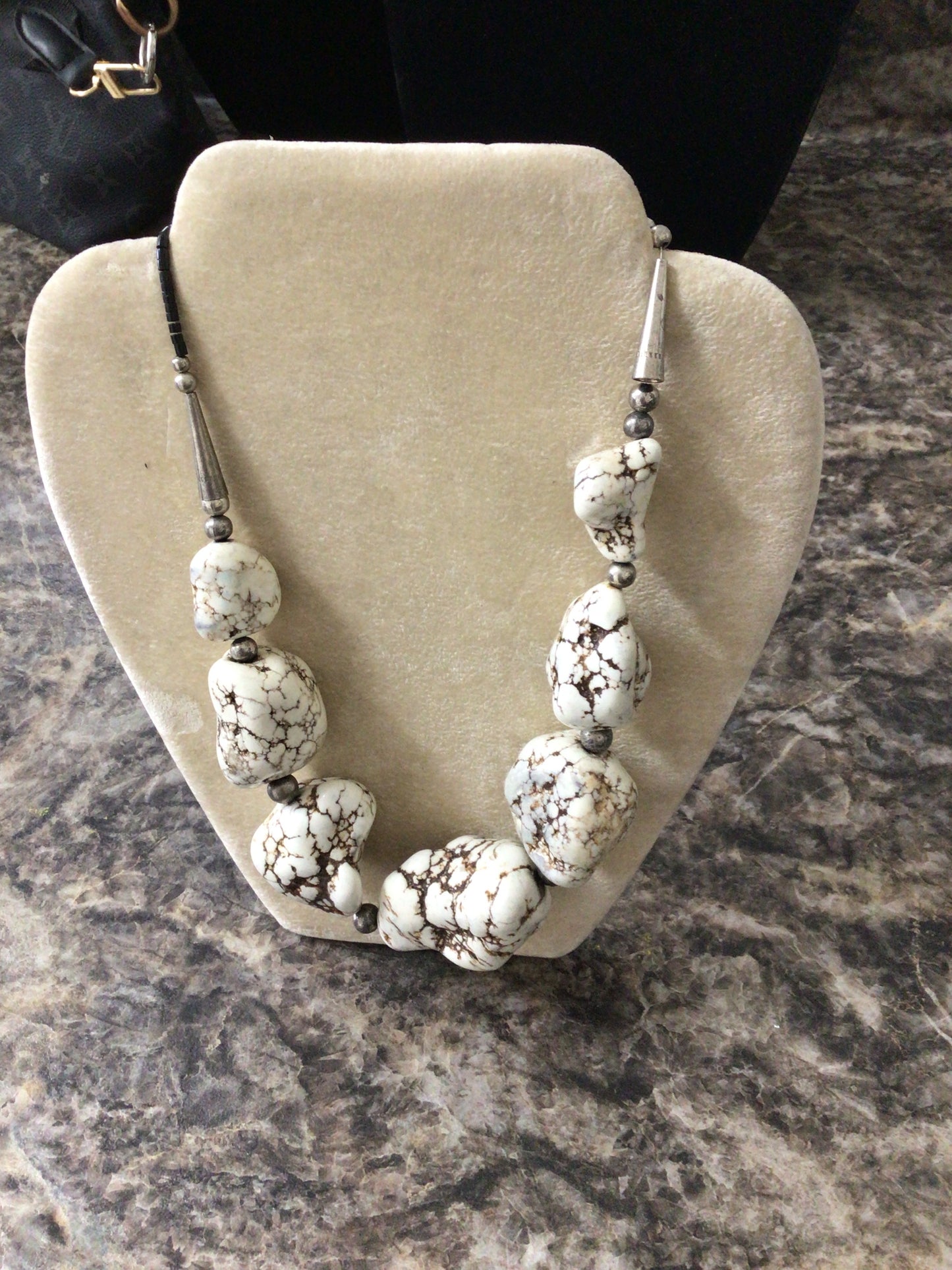 White and silver