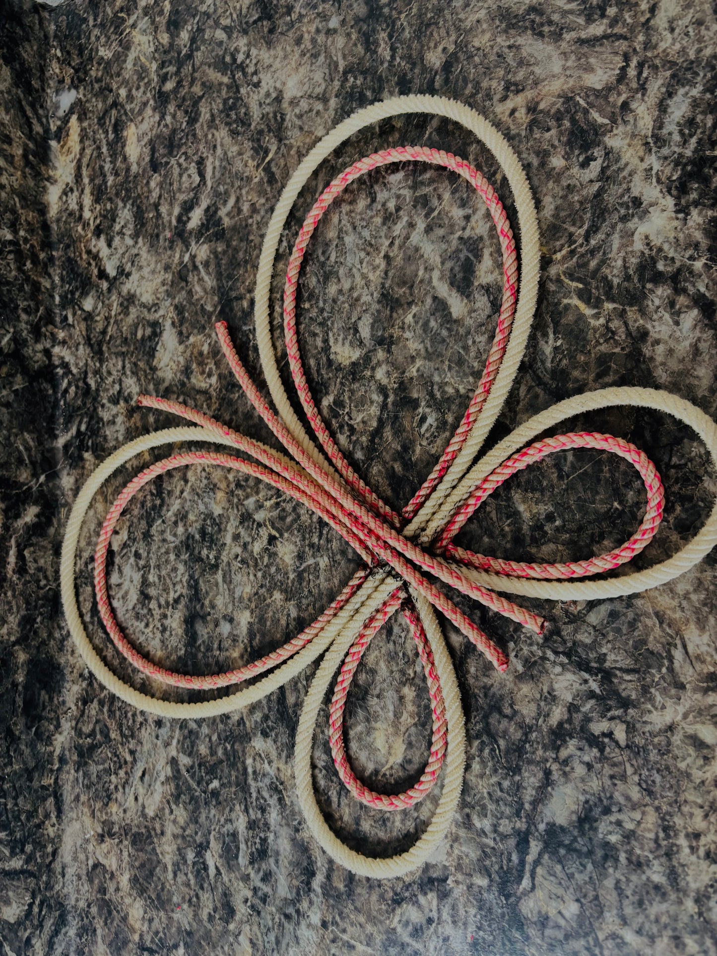 Pink/White Butterfly Rope