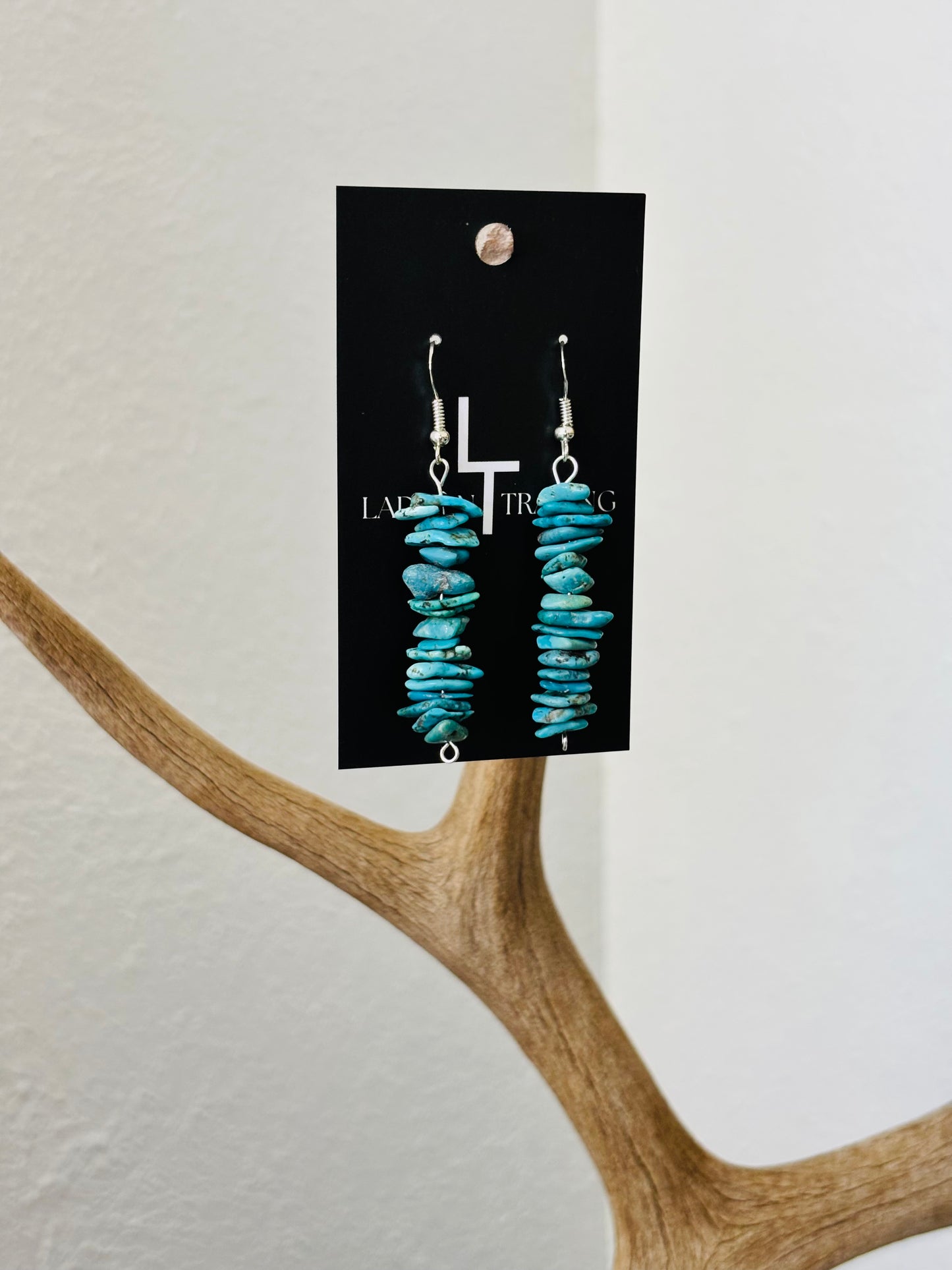 Stacked Magnesite earrings