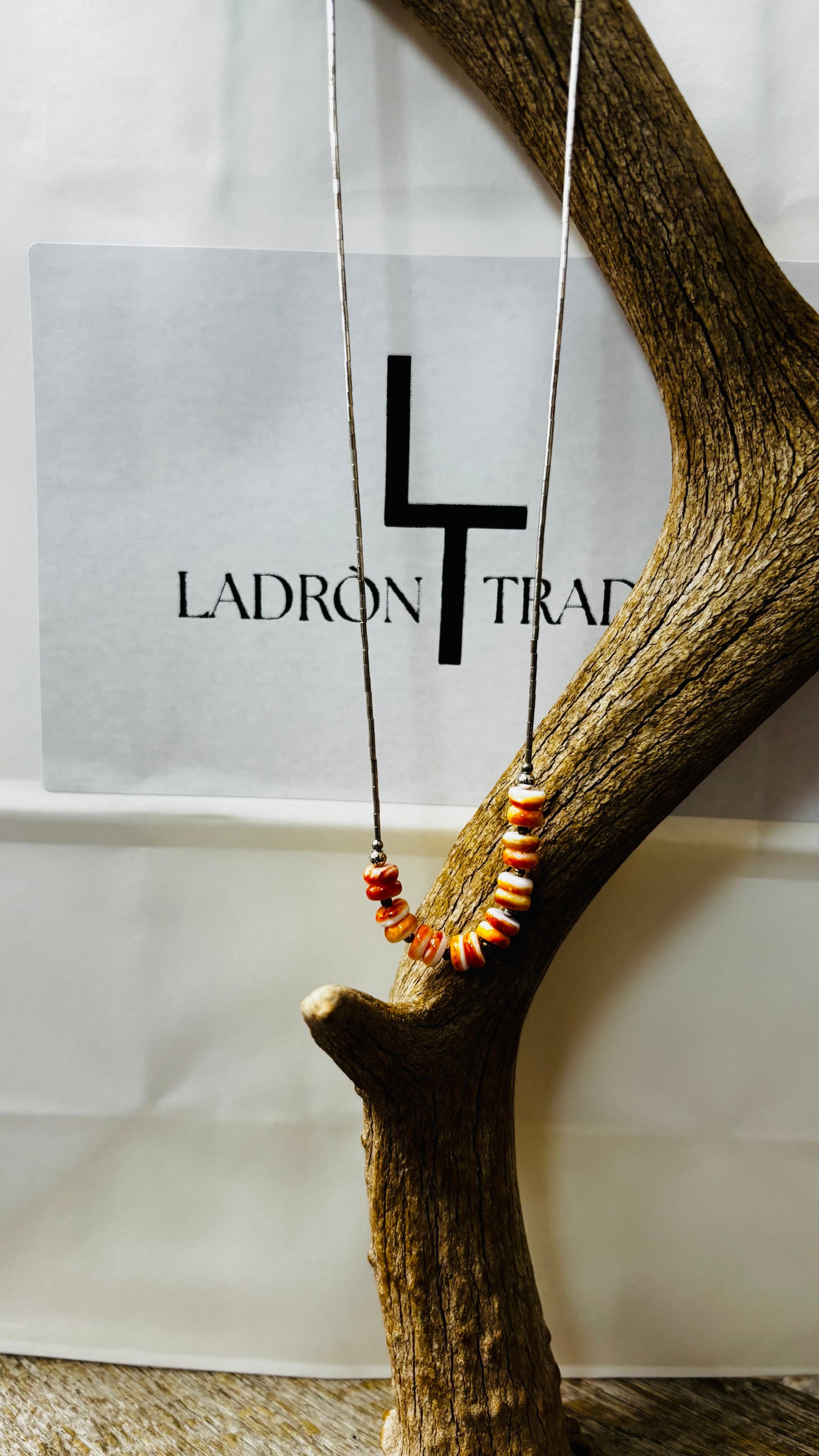 Orange cream soda necklace