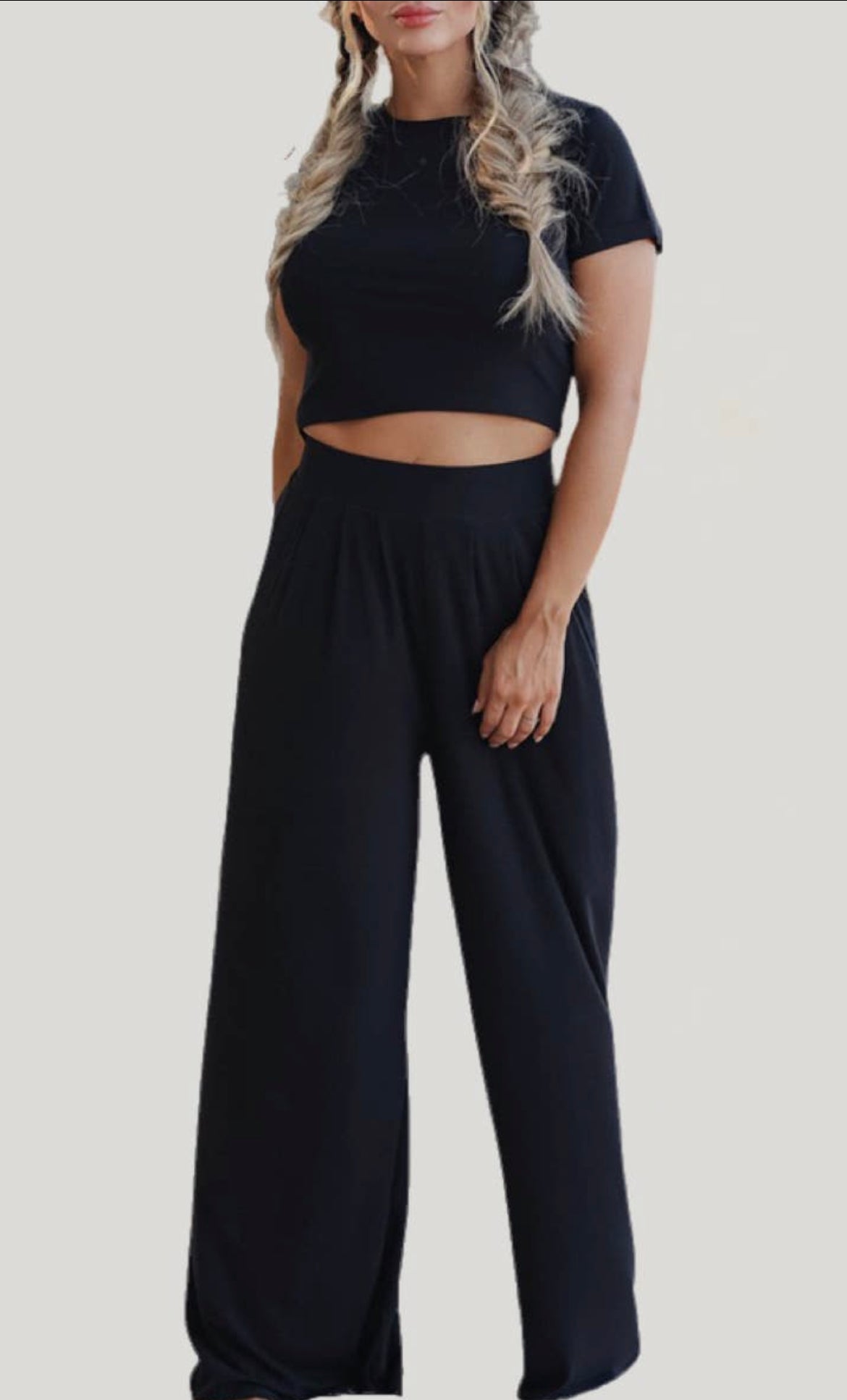 Two Piece Set (Black or Pink)