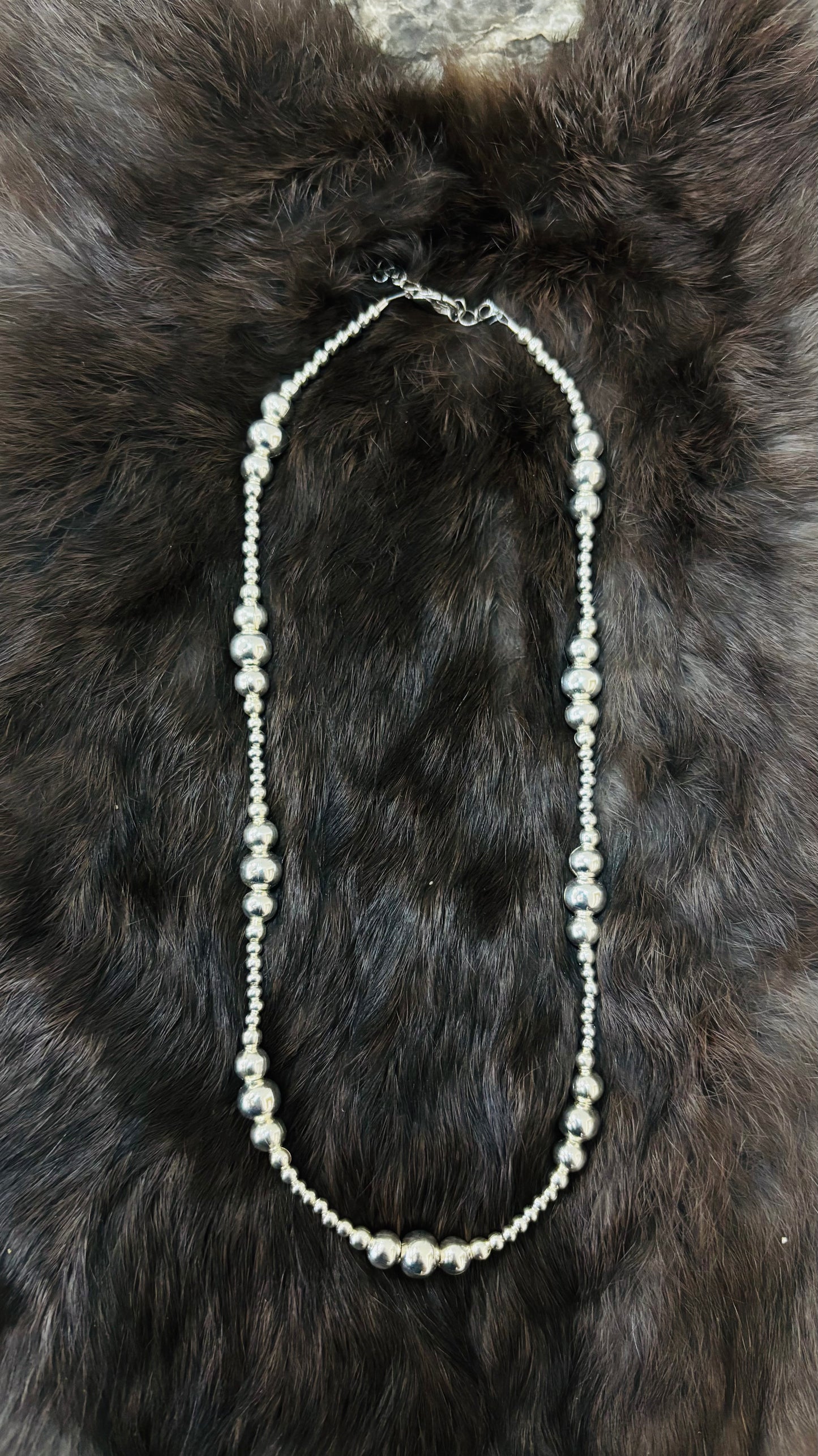 Graduated Sterling Silver Pearls