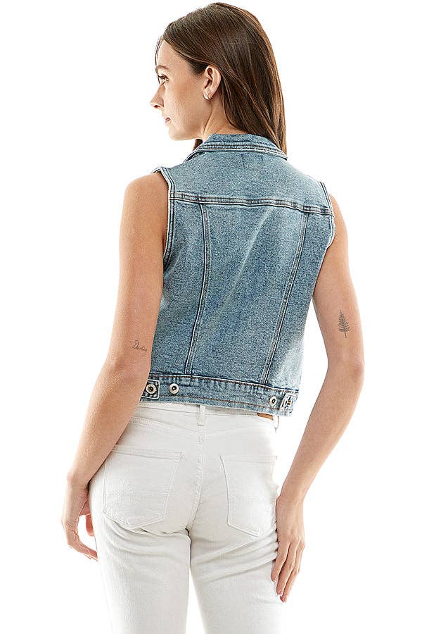 Ladies Denim Vest