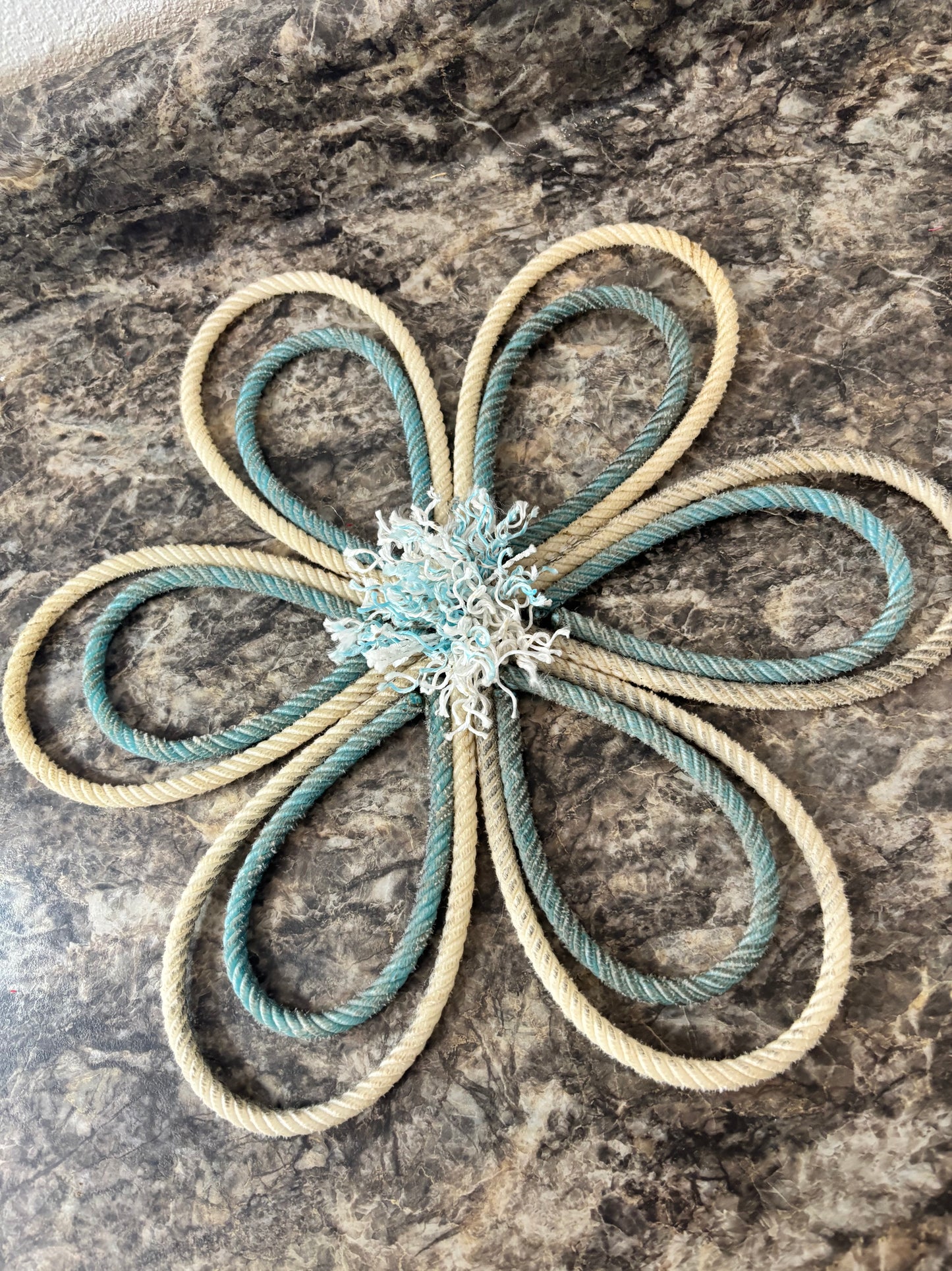 Blue/White Flower Rope