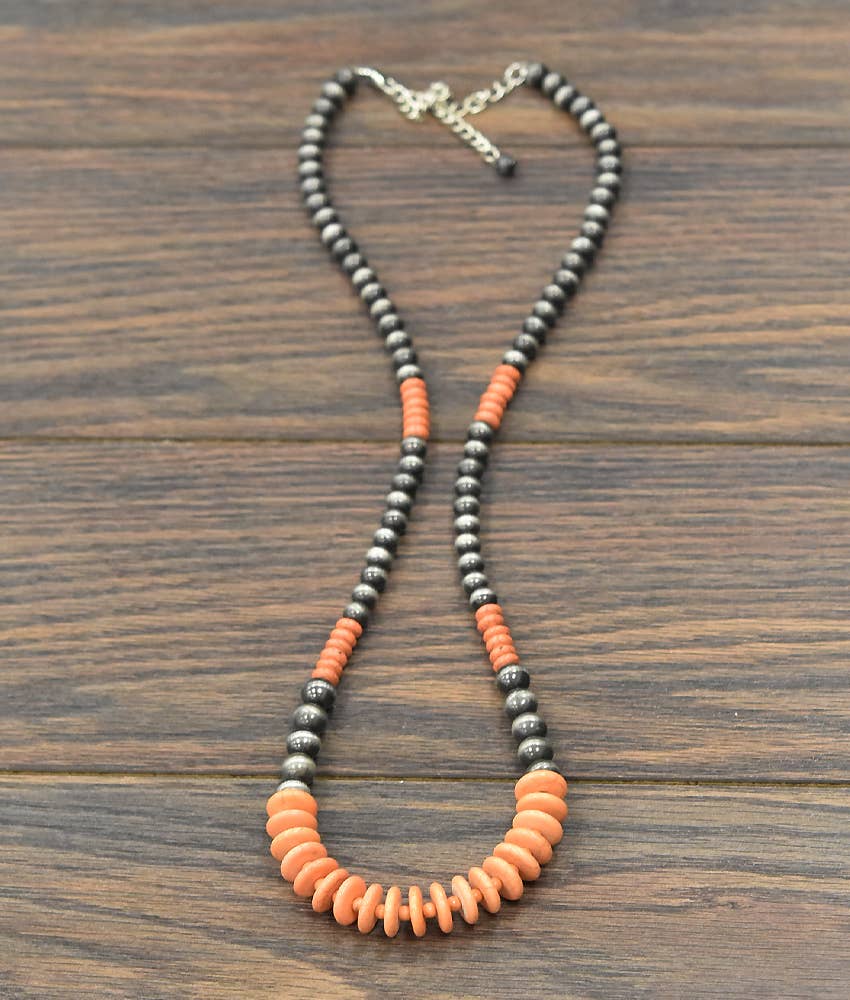 OrangeNavajo Bead