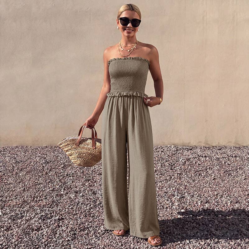 Mocha jumpsuit