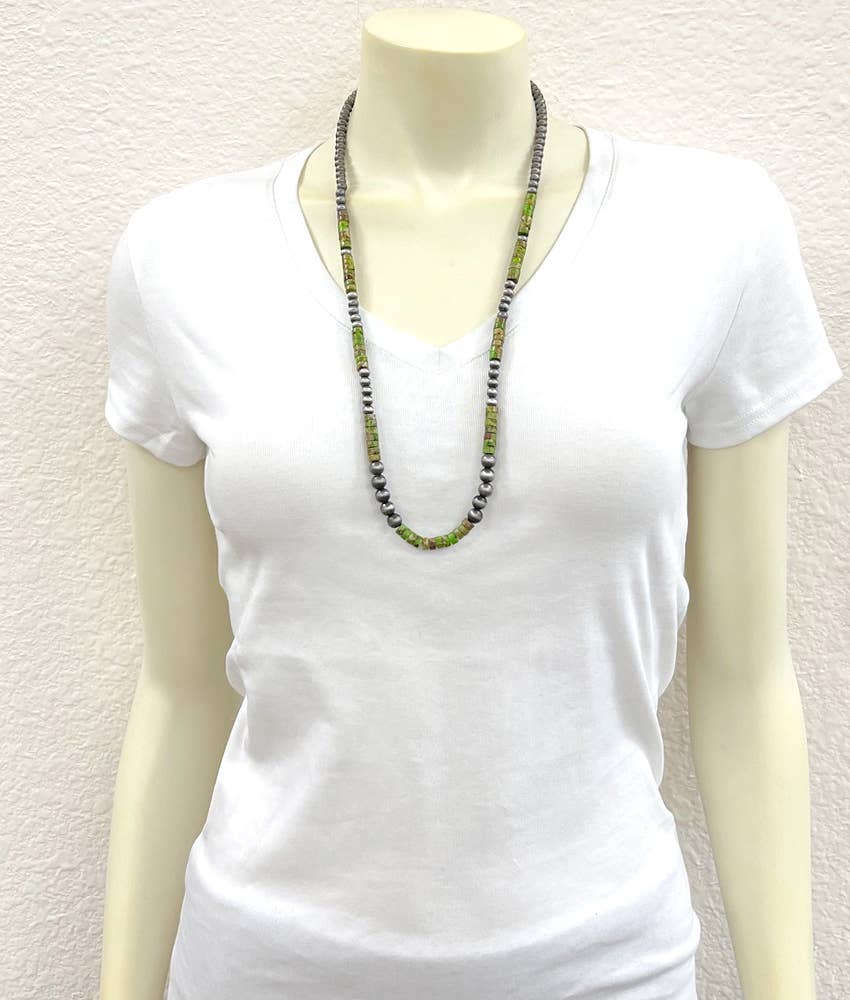 Green Gemstone Necklace