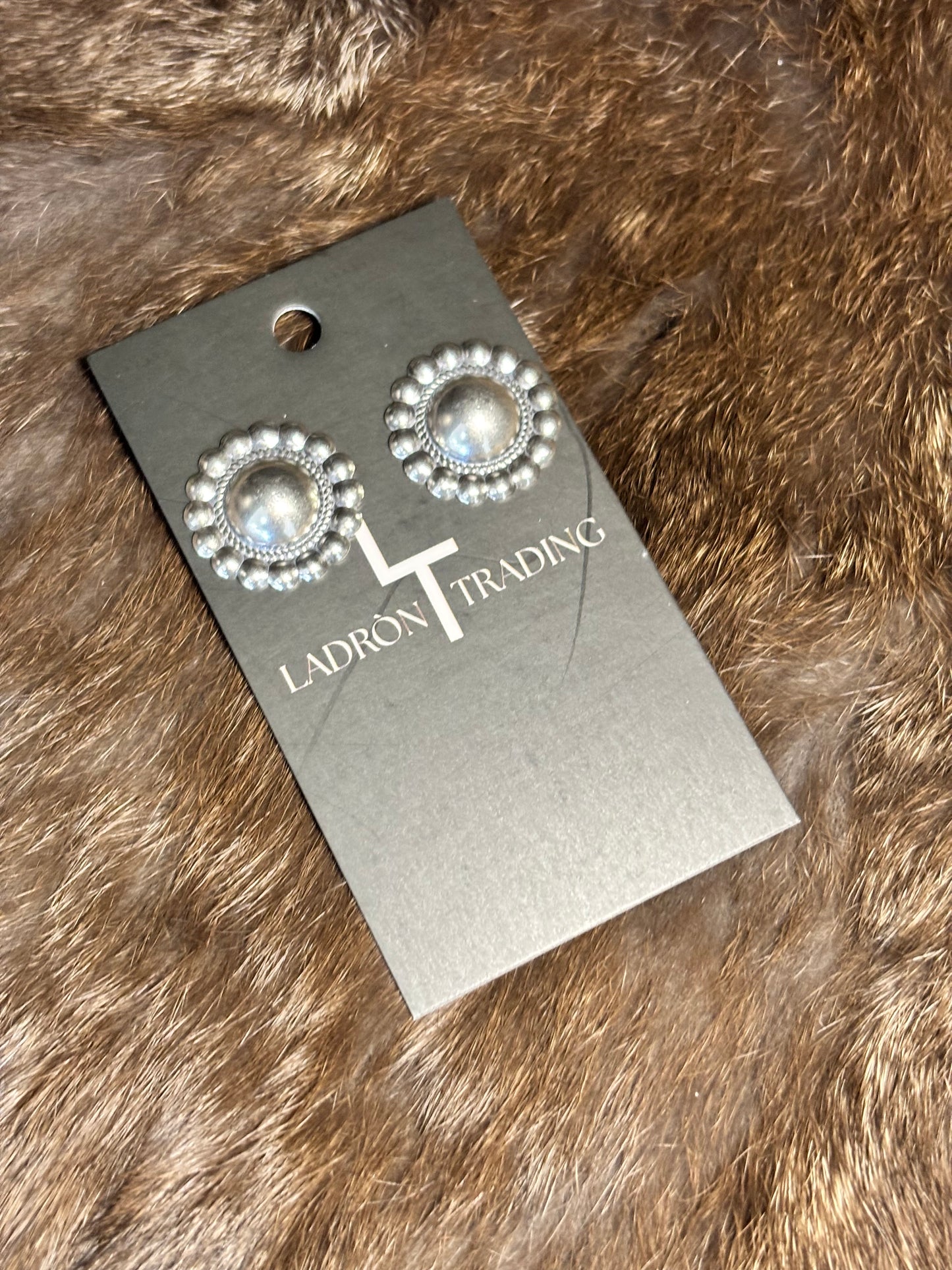 Sterling Silver Flower Earrings