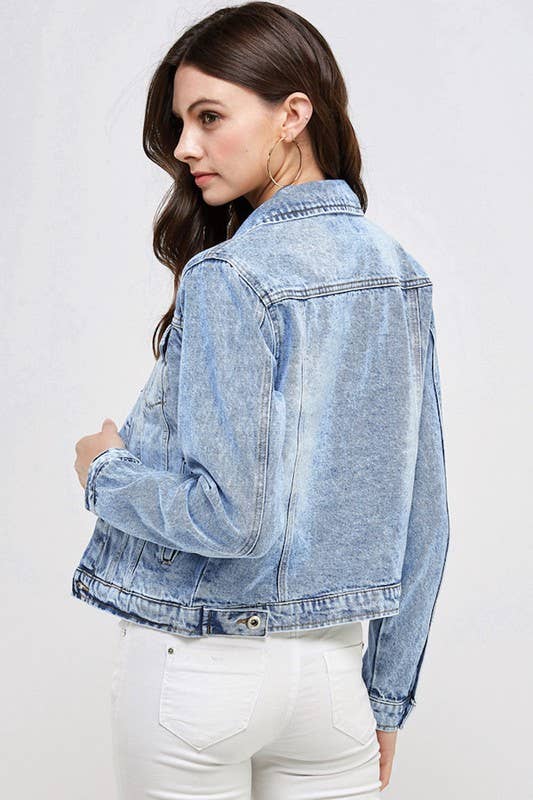 Ladies  Casual Denim Jacket