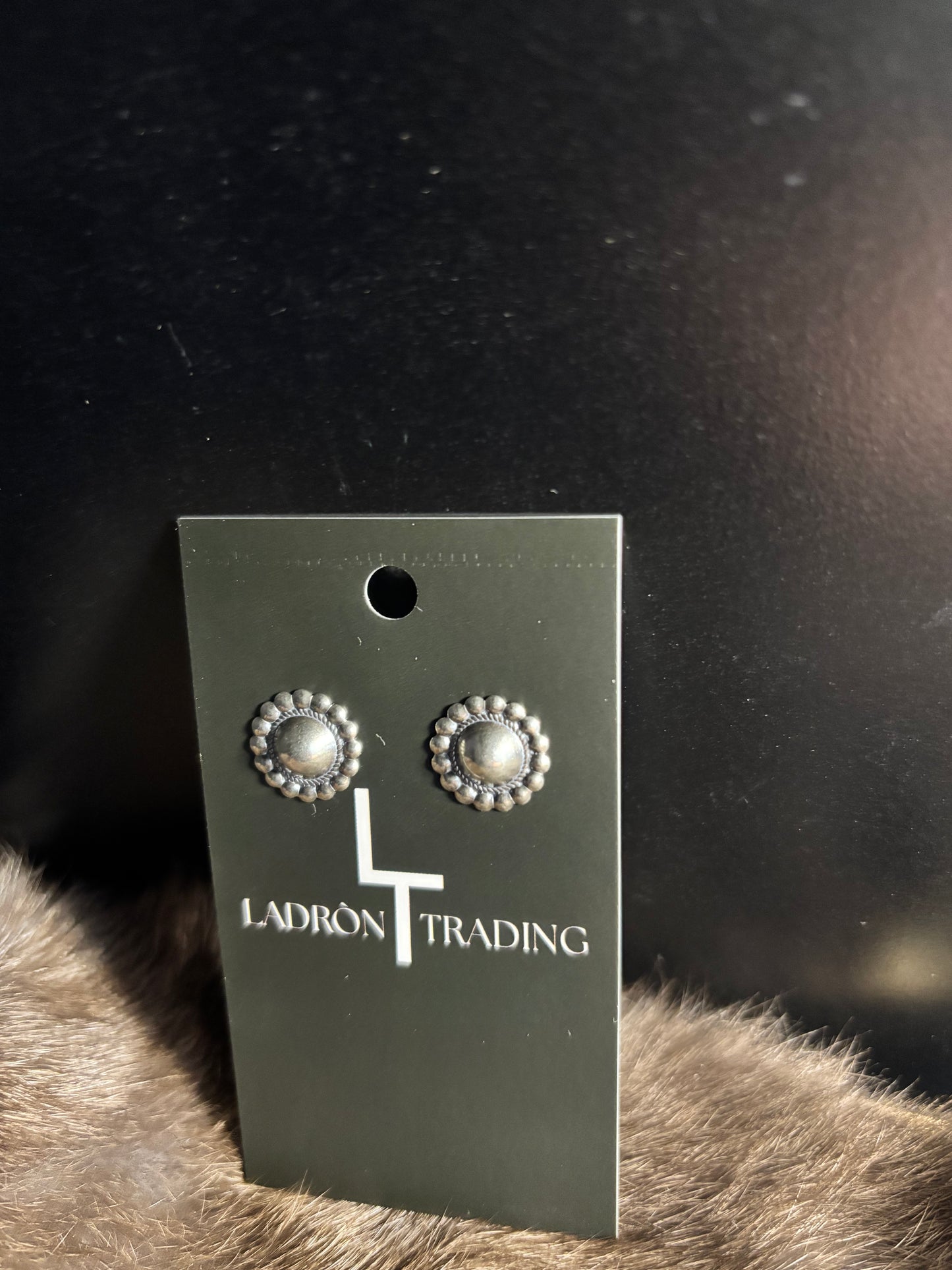 Sterling Silver Stud Flower Earrings