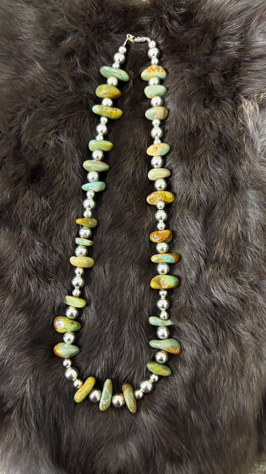 Turquoise Bead Necklace