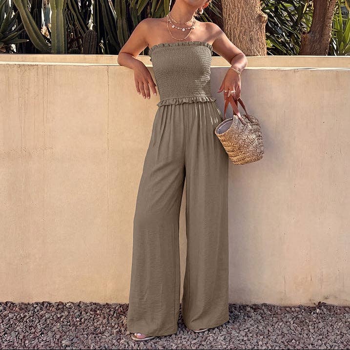 Mocha jumpsuit