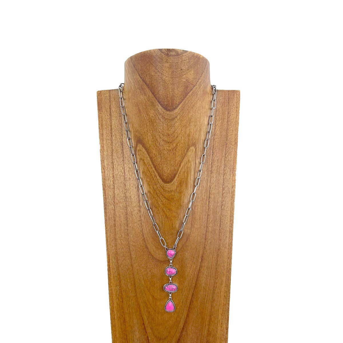 stone teardrops Necklace