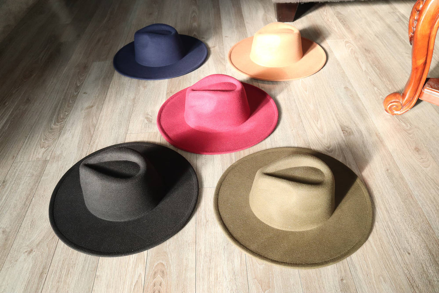 Rancher Wide Brim Fedora Hat