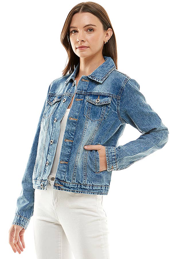 Ladies  Casual Denim Jacket