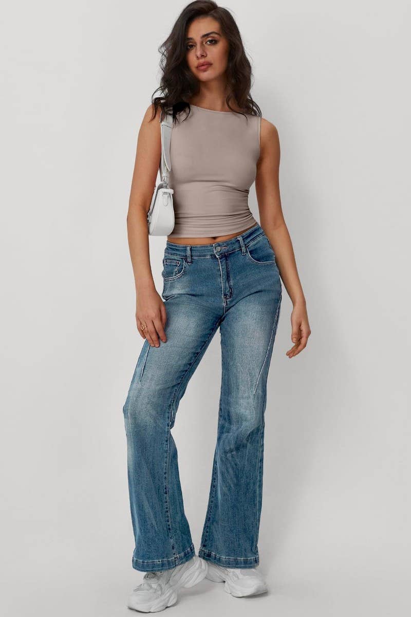SLEEVELESS SLIM FIT SEXY TANK TOP