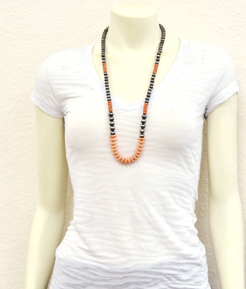 OrangeNavajo Bead