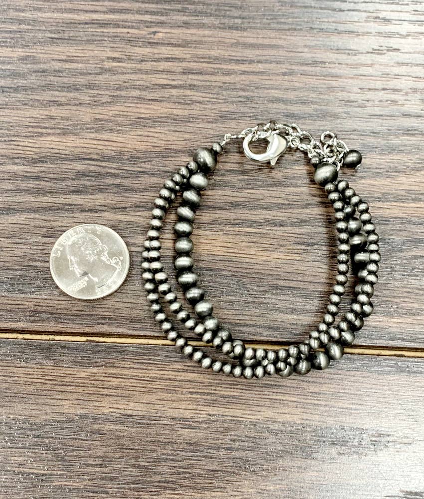 Western Bead Strand Adjustable Strand Bracelet