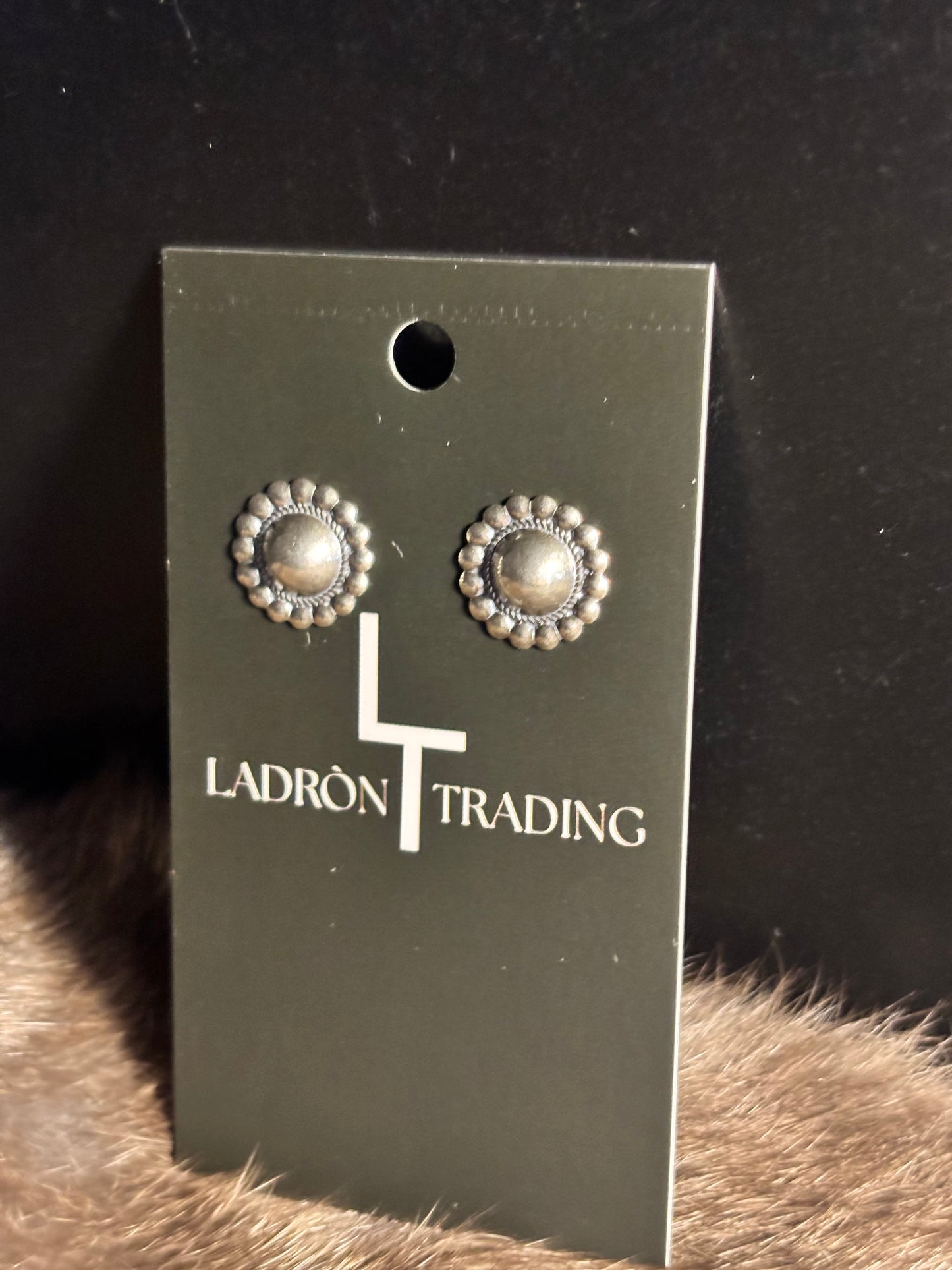 Sterling Silver Stud Flower Earrings