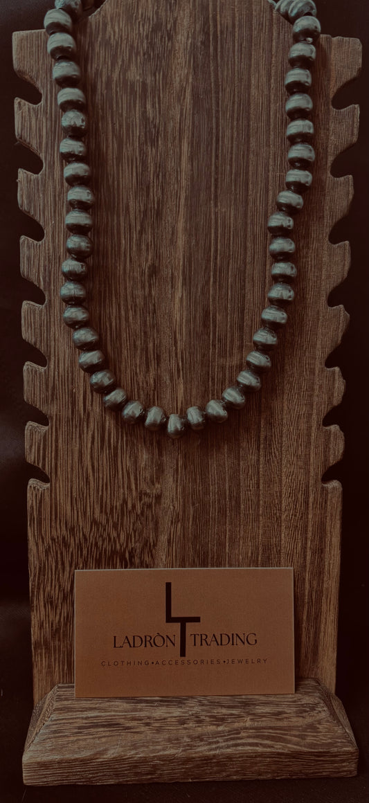 10mm 16” Silver Plated Pearls