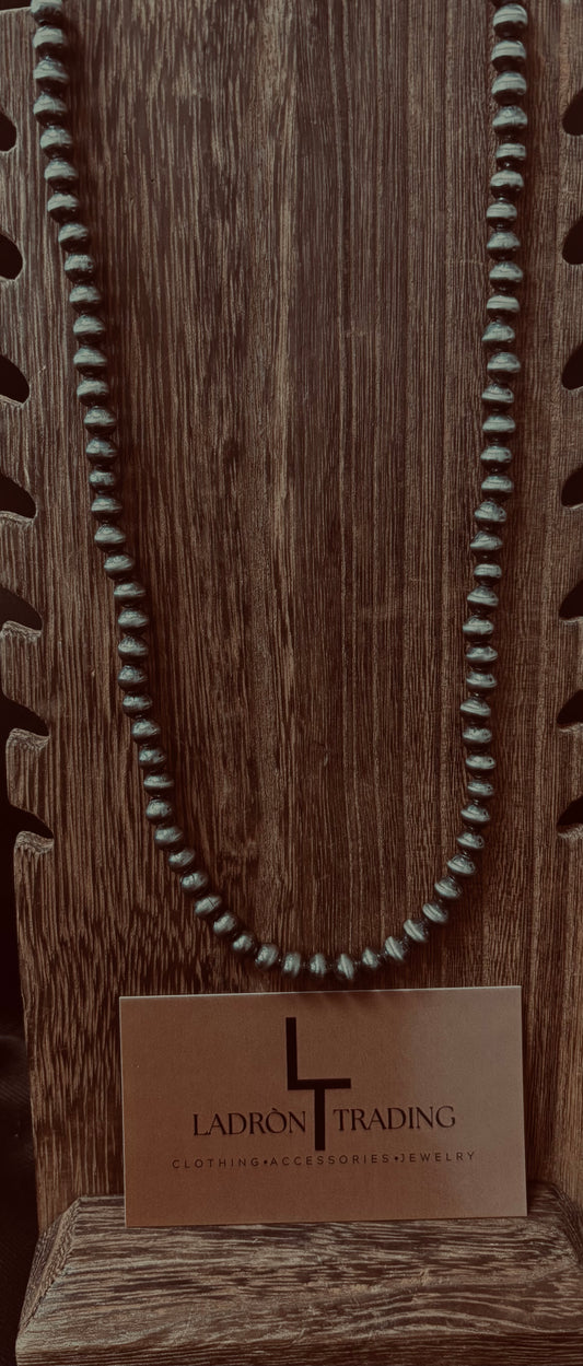 6mm 20” Silver Plated Pearls