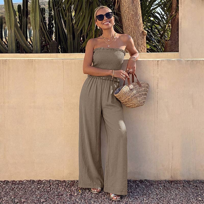 Mocha jumpsuit