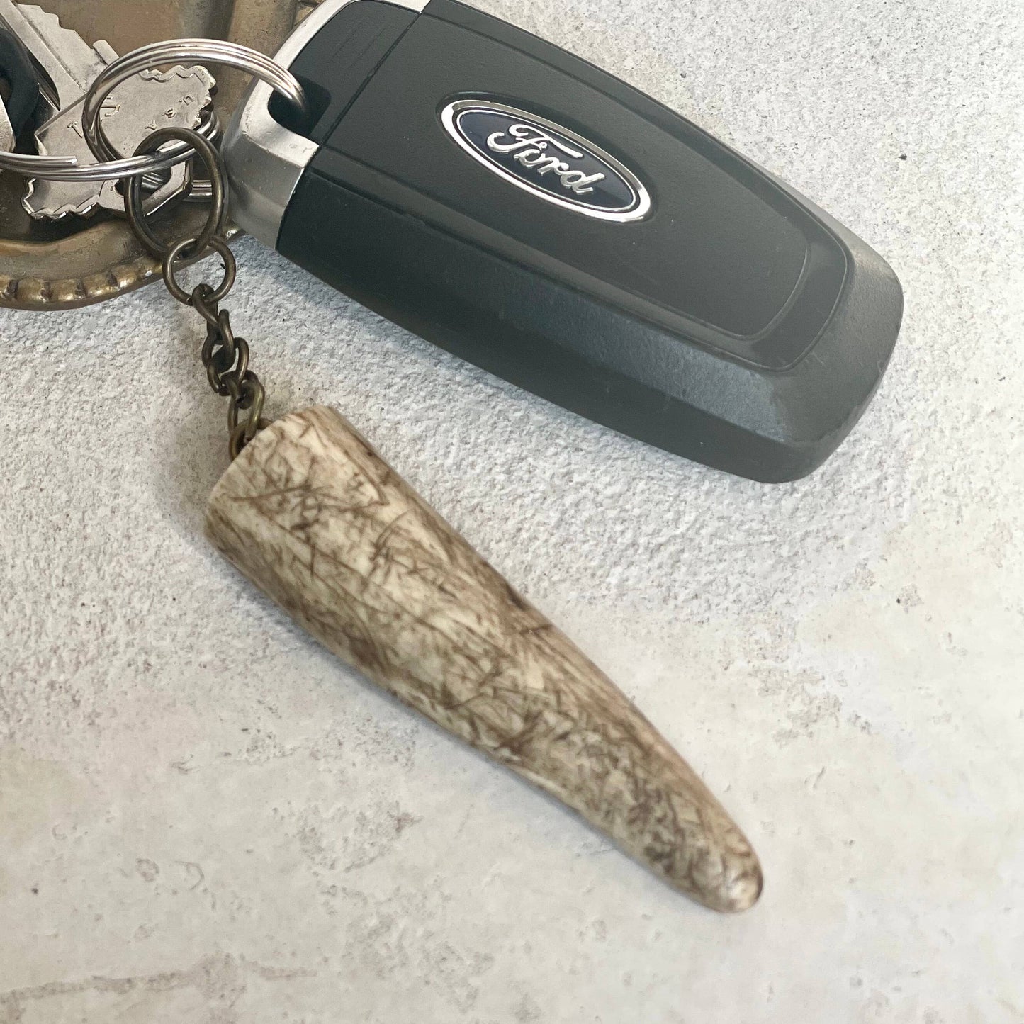 Deer Antler Keychain