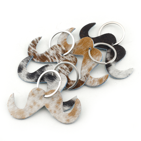Mustache Keychain