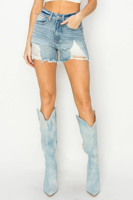 HYBRID STYLE* HIGH RISE MIDI SHORTS
