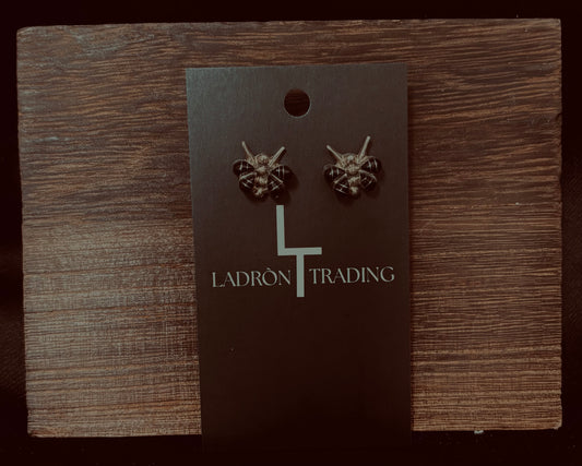 Bumble bee studs