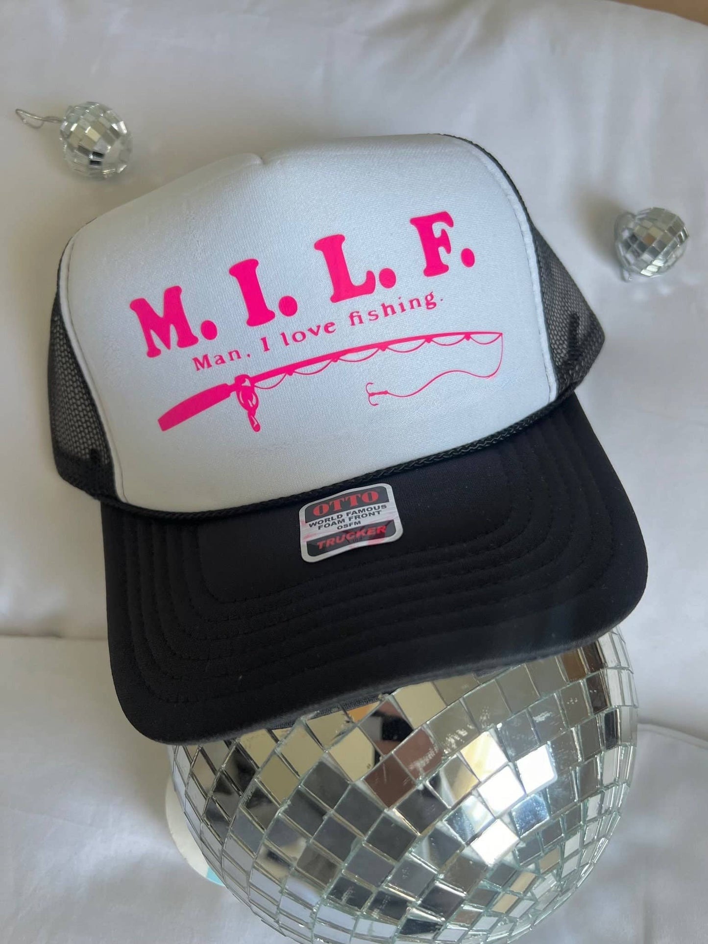 MILF Trucker Hat For fishing