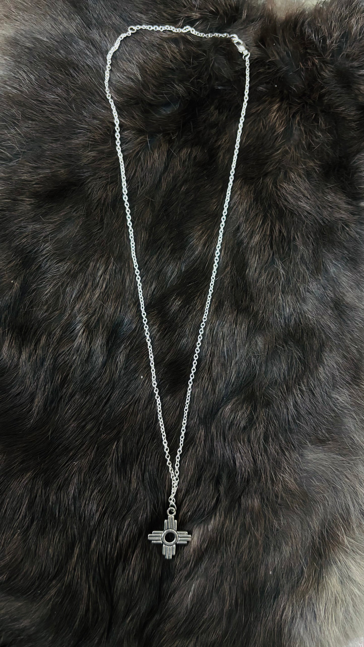 Sterling Silver Zia Symbol