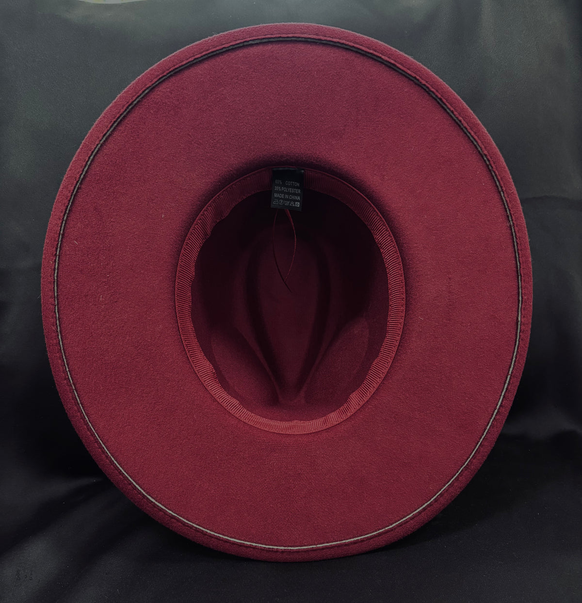 Desperado Felt Hat, Burgundy