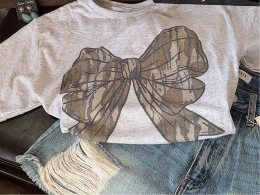 Camo Bow tee