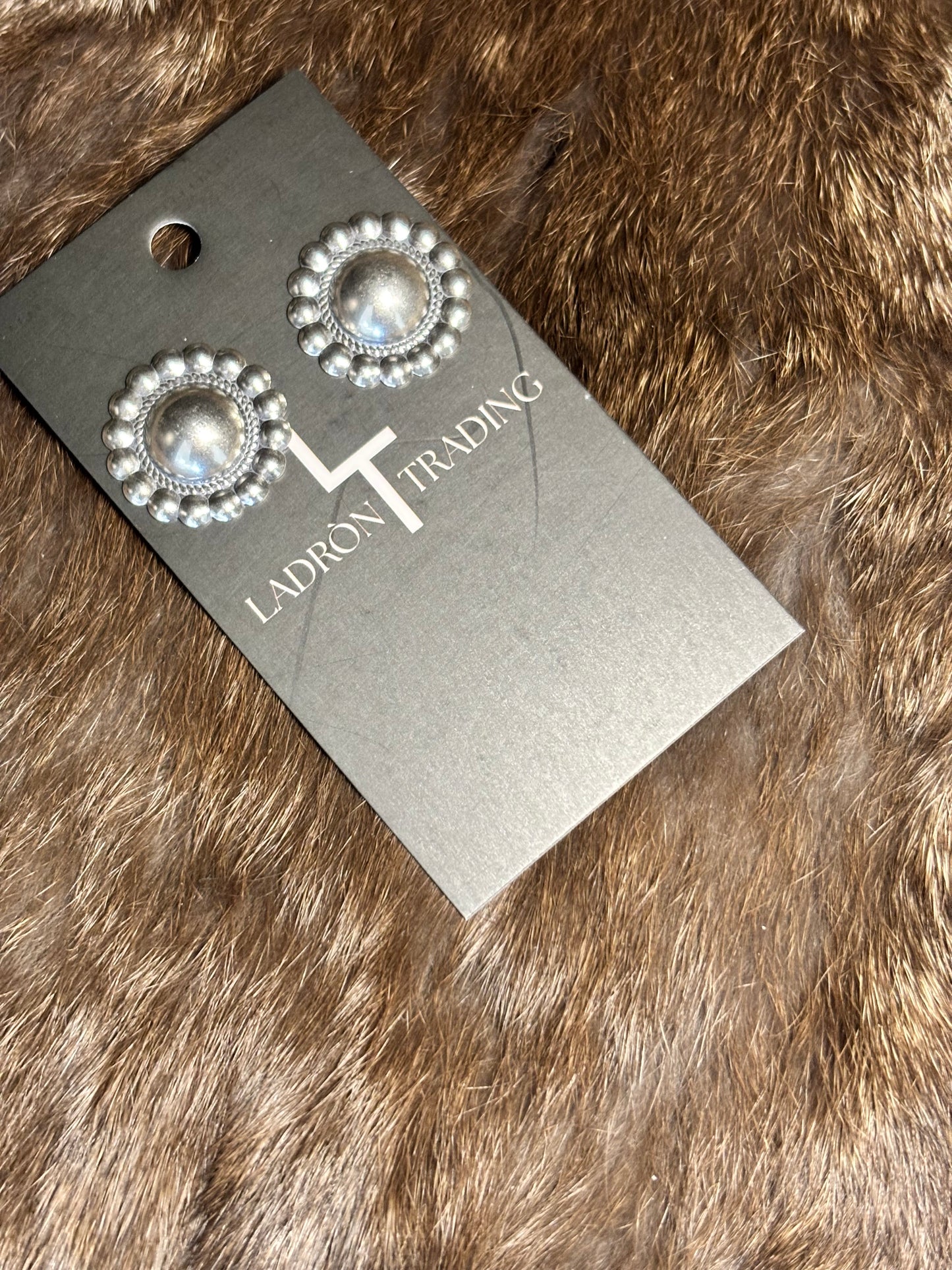 Sterling Silver Flower Earrings