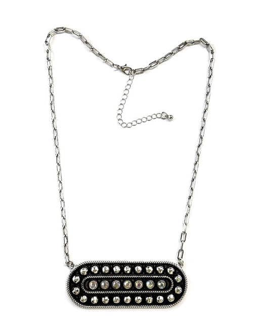 Oval Concho Necklace