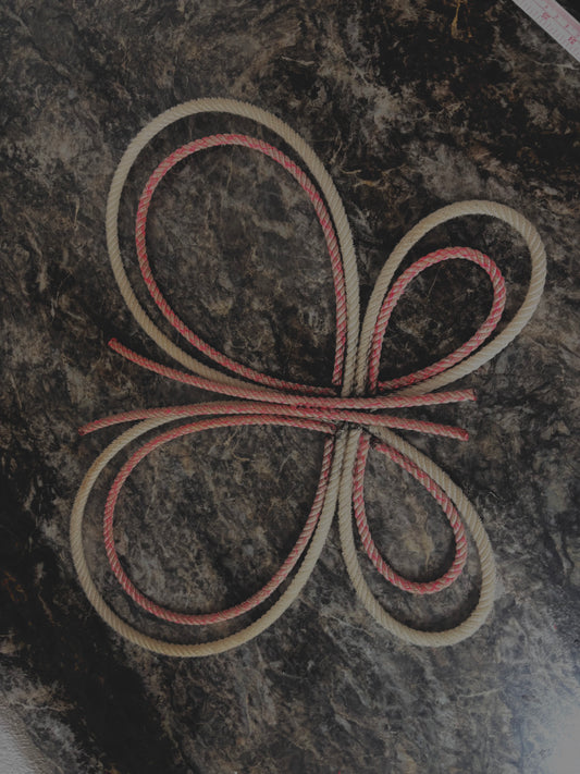 Pink/White Butterfly Rope
