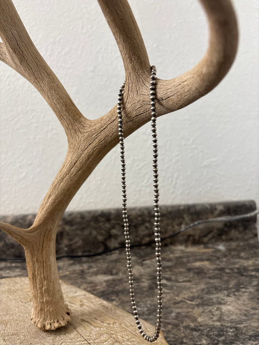 18” 4mm Silver Plated Pearls