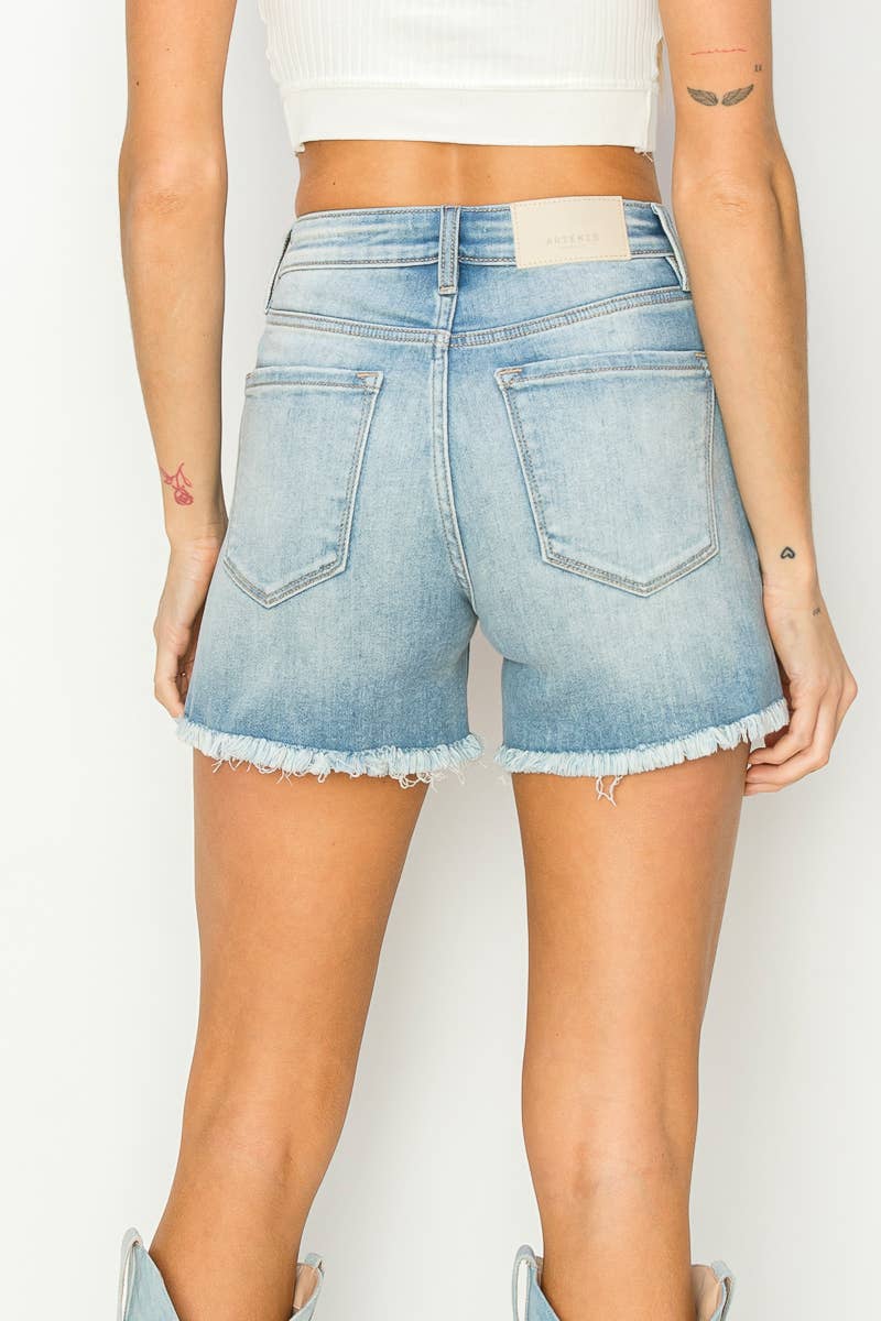 *HYBRID STYLE* HIGH RISE MIDI SHORTS