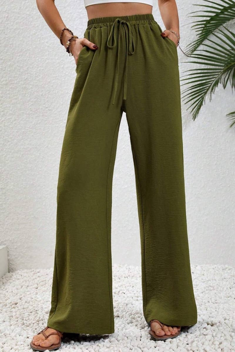 LACE-UP PANTS