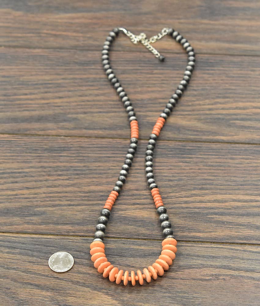 OrangeNavajo Bead